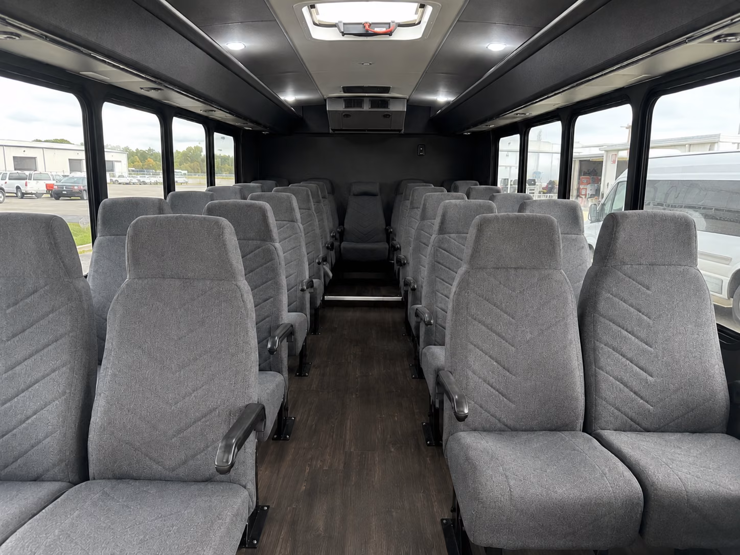 milpitas 18 passenger minibus interior