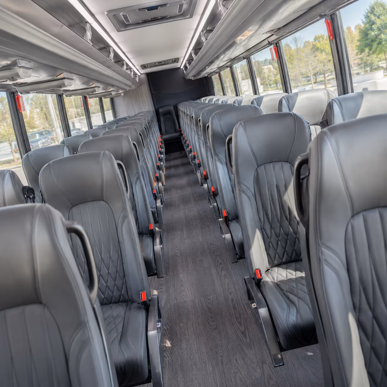 milpitas 25 passenger minibus inside