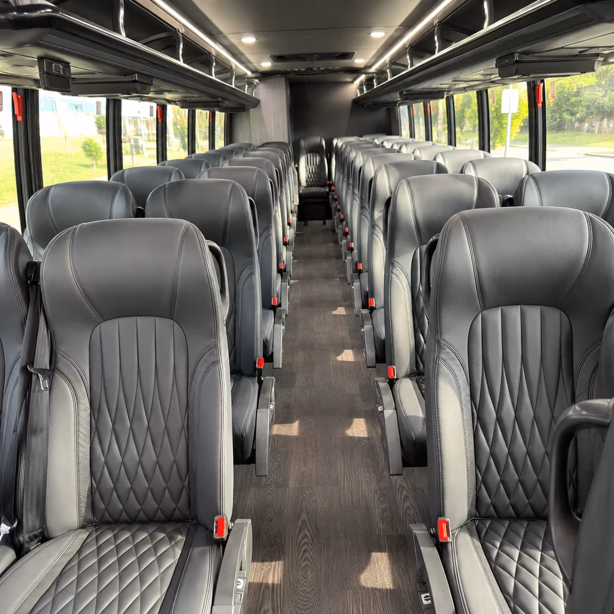 milpitas 28 passenger minibus inside