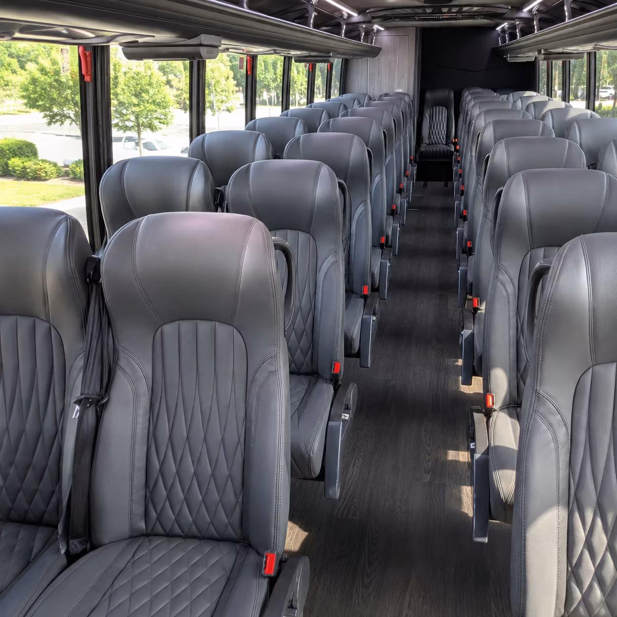 milpitas 35 passenger minibus interior