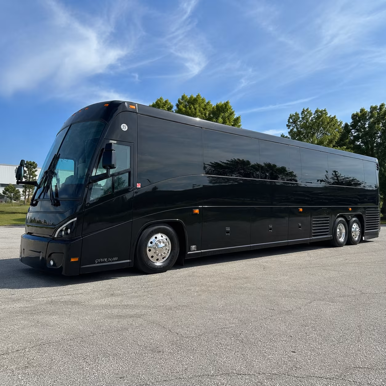 milpitas 47 passenger charter bus