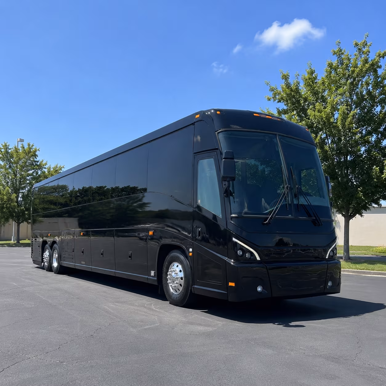 milpitas 56 passenger charter bus